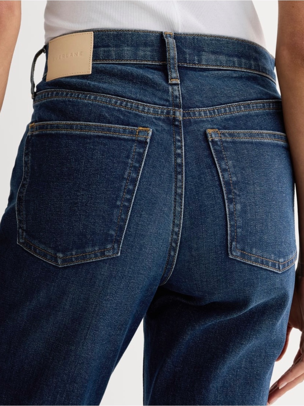 NWT Everlane Original Cheeky jeans in “vintage dark” wash
